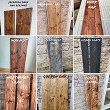 Load image into Gallery viewer, Copper Pipe Coat/ Towel Hooks, with Rustic Back Board (Horizontal, or Vertical Version) | Farmhouse Decor | Industrial Steampunk