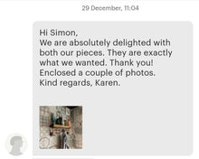 Load image into Gallery viewer, Copper Pipe Coat/ Towel Hooks, with Rustic Shelf (Reclaimed Wood)