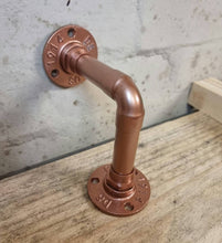 Load image into Gallery viewer, Coloured Industrial Designed 'Original Large' Shelf Brackets (Multiple Colours) Steam Punk Style | Wall Mounted | Shelf Decor | Handmade