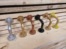 Load image into Gallery viewer, Coloured Industrial Designed 'Original Large' Shelf Brackets (Multiple Colours) Steam Punk Style | Wall Mounted | Shelf Decor | Handmade