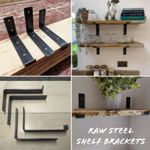 Load image into Gallery viewer, Coloured Rustic Shelves| Reclaimed Boards| Scaffold| Rustic