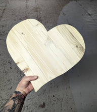 Load image into Gallery viewer, Chunky Wooden Decorative Heart| Reclaimed Wood| Rustic