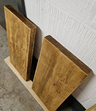 Load image into Gallery viewer, Chunky Coloured Deep/ Wide Shelves | Rustic | Scandinavian Redwood | Chunky Wood | Deep Shelves | Chunky Solid Wood Shelves