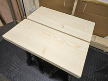 Load image into Gallery viewer, Chunky Coloured Deep/ Wide Shelves | Rustic | Scandinavian Redwood | Chunky Wood | Deep Shelves | Chunky Solid Wood Shelves