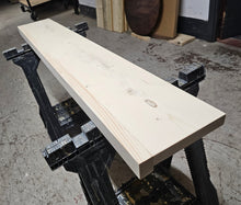 Load image into Gallery viewer, Plain Rustic Window Sills, with Front Lip, or Corner Notch | Reclaimed Wood | Window Ledge Shelf | Farmhouse Decor | Bathroom Sill |