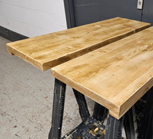 Load image into Gallery viewer, Rustic Window Sills, with Front Lip | Window Ledge Shelf | Farmhouse Decor | Wood Display Stand | Bathroom Sill | Plant Stand