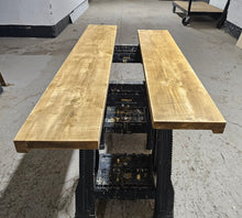 Load image into Gallery viewer, Rustic Window Sills, with Front Lip | Window Ledge Shelf | Farmhouse Decor | Wood Display Stand | Bathroom Sill | Plant Stand