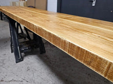 Load image into Gallery viewer, Chunky Rustic Desktop/ Tabletop | Workspace Furniture | Industrial Style Desk | Home Office | Writing Desk | Farmhouse Decor | Reclaimed