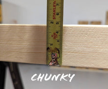 Load image into Gallery viewer, Chunky Rustic Window Sills, with Front Notches | Window Ledge Shelf | Farmhouse Decor | Wood Display Stand | Bathroom Sill | Plant Stand