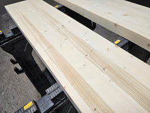 Load image into Gallery viewer, Plain Thin Rustic Window Sills, with Front Lip | Window Ledge Shelf | Farmhouse Decor | Wood Display Stand | Bathroom Sill | Plant Stand