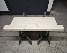 Load image into Gallery viewer, Rustic Window Sills, with Front Lip & Corner Notch Covers | Window Ledge Shelf | Farmhouse Decor | Wood Display Stand | Bathroom Sill