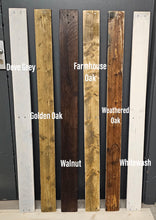 Load image into Gallery viewer, Coloured/ Stained Pallet Boards | Upcycling Pallet Wood | Rustic Cladding | Eco Friendly Decor | Reclaimed Wood