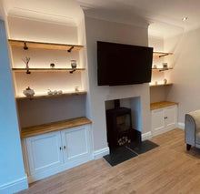 Load image into Gallery viewer, Rustic Cupboard Top | Tabletop | Reclaimed Wood | Farmhouse Decor | Kitchen Shelving | Cupboard Upgrade | Kitchen Organizer | Wood Extension