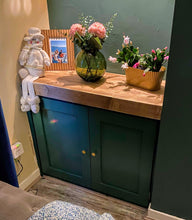 Load image into Gallery viewer, Rustic Cupboard Top, with Front Lip | Rustic Cupboard Top | Tabletop | Reclaimed Wood | Farmhouse Decor | Kitchen Shelving | Cupboards