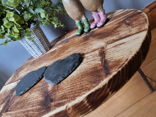 Load image into Gallery viewer, Round Rustic Side/ Coffee Tables, with Steel Hairpin Legs (Multiple Sizes)