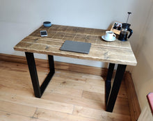 Load image into Gallery viewer, Rustic Desk/ Table, with Industrial Legs