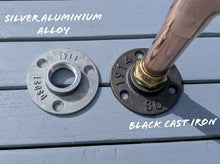Load image into Gallery viewer, 22mm Copper Pipe Double Toilet Roll Holder
