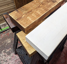 Load image into Gallery viewer, Chunky Rustic Shelves (Various Colours) | Reclaimed Wood| Scaffold| Boards
