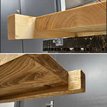 Load image into Gallery viewer, Rustic Window Sills, with Front Lip &amp; Corner Notches | Window Ledge Shelf | Farmhouse Decor | Wood Display Stand | Bathroom Sill | Pot Stand
