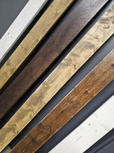 Load image into Gallery viewer, Coloured/ Stained Pallet Boards | Upcycling Pallet Wood | Rustic Cladding | Eco Friendly Decor | Reclaimed Wood
