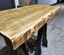Load image into Gallery viewer, Live Edge Rustic Window Sills, with Front Lip | Window Ledge Shelf | Farmhouse Decor | Wood Display Stand | Bathroom Sill | Plant Stand
