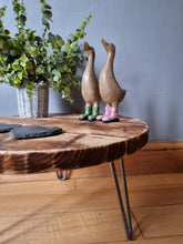 Load image into Gallery viewer, Round Rustic Side/ Coffee Tables, with Steel Hairpin Legs (Multiple Sizes)

