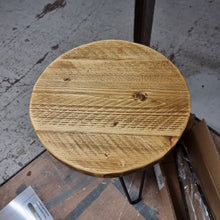 Load image into Gallery viewer, Round Rustic Side/ Coffee Tables, with Steel Hairpin Legs (Multiple Sizes)
