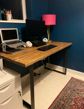 Load image into Gallery viewer, Rustic Desk/ Table, with Industrial Legs
