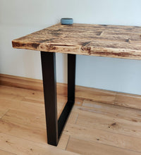 Load image into Gallery viewer, Rustic Desk/ Table, with Industrial Legs
